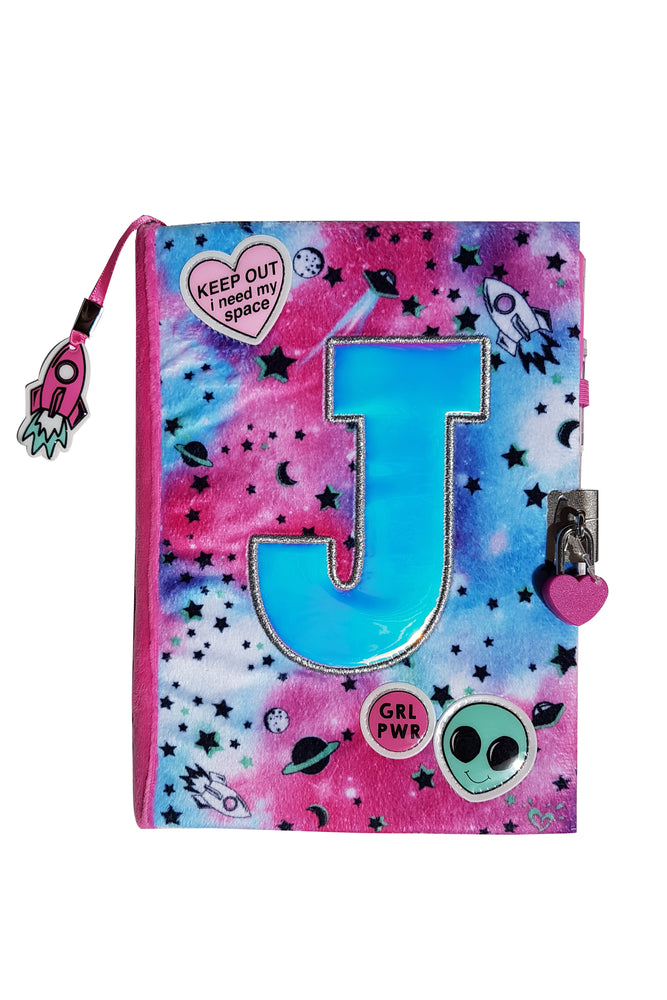 Justice Girls Initial Diary Space Journal Notebook