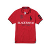 Polo Ralph Lauren BLACKWATCH Men's Custom Fit Polo Shirt Red