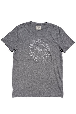 ABERCROMBIE & FITCH APPLIQUE LOGO TEE