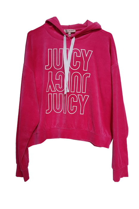 Juicy Couture Velour Cropped Hoodie