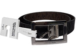 Michael Kors Women's Logo Silver Buckle Twist reversible belt