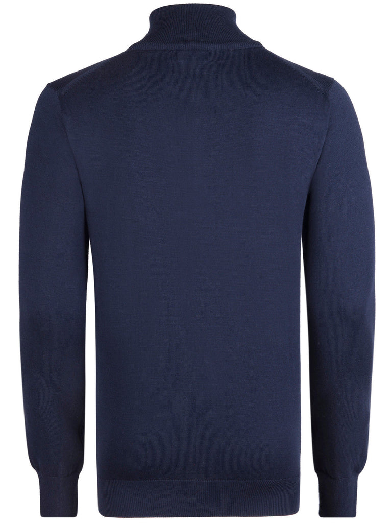 Ralph Lauren Men's Estate Rib Half Zip Pullover Sweater Cruise Navy