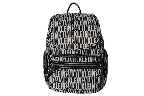 Calvin Klein Leather Embossed Boston Bag