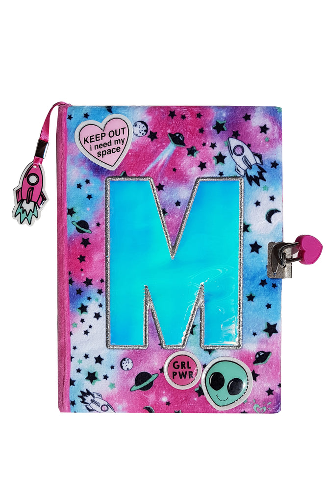 Justice Girls Initial Diary Space Journal Notebook