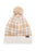 Coach F20156 Women's Plaid Caramel Pom Pom Beanie