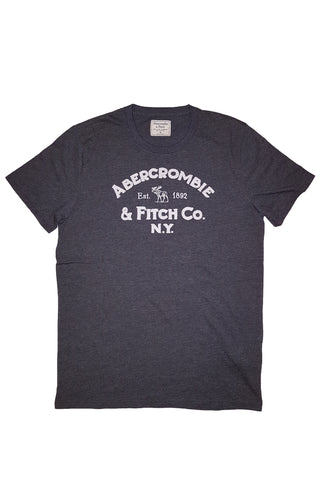 ABERCROMBIE & FITCH APPLIQUE LOGO TEE